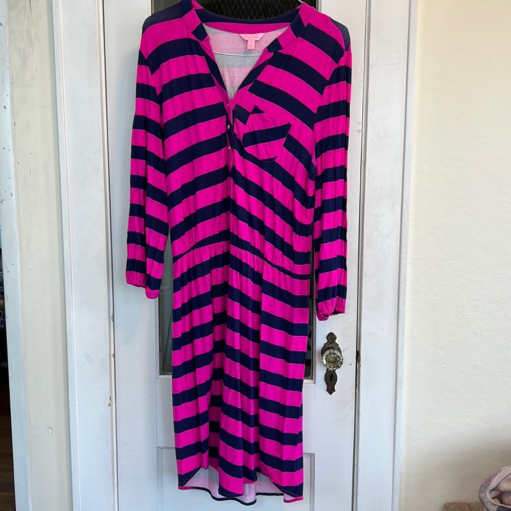 Lily Pulitzer striped 3/4 dress
